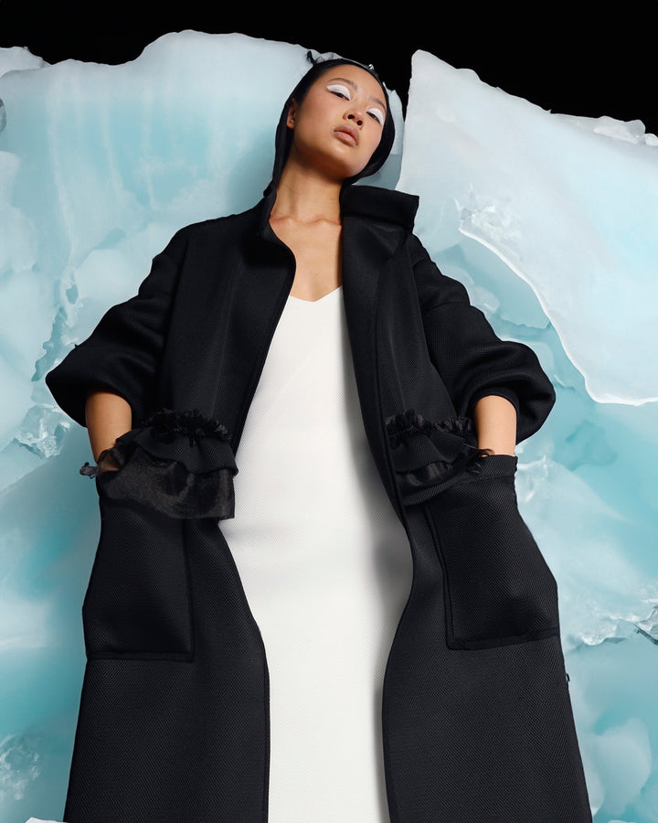 Maison Marie Saint Pierre | Coat | ISABELLA | Black