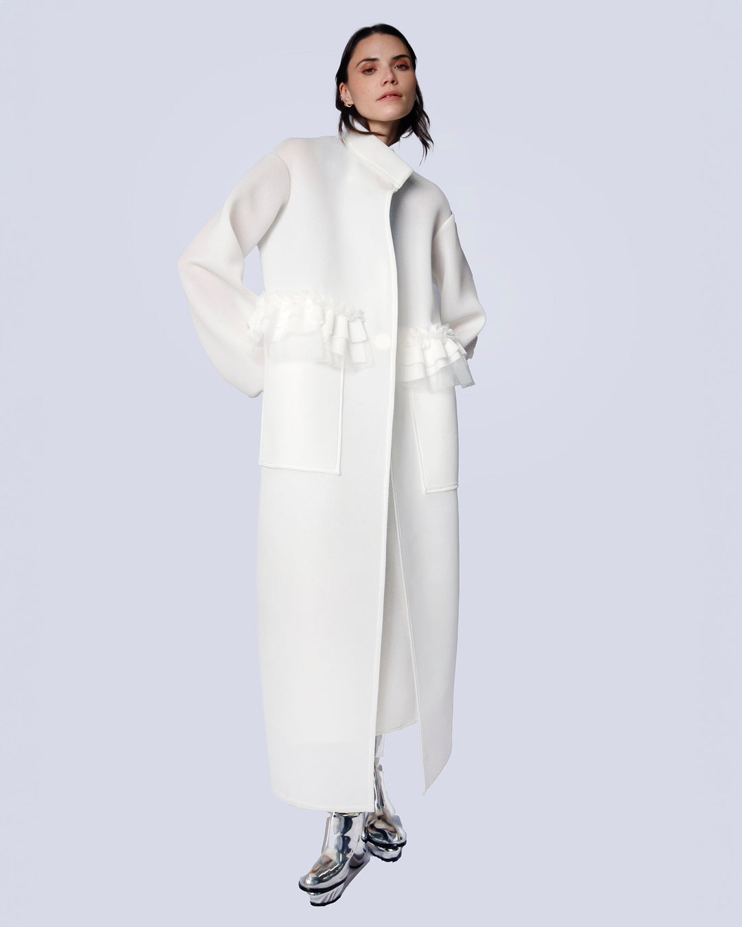 Maison Marie Saint Pierre | Coat |¬†ISABELLA | White