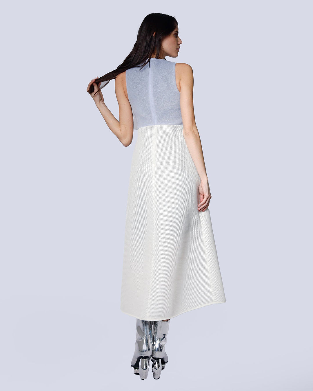 Maison Marie Saint Pierre | Dress | ISAYA | Light Blue | White