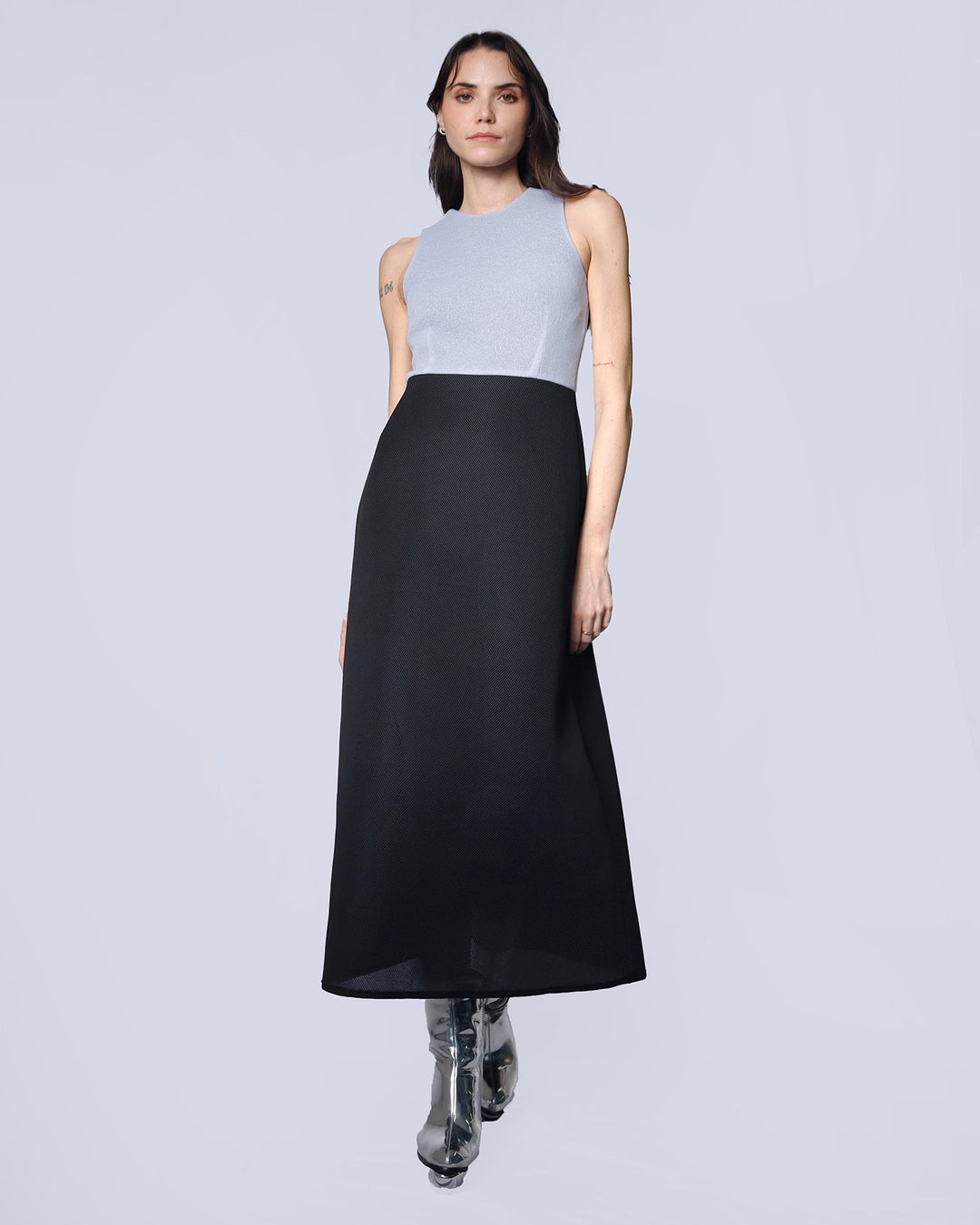 Maison Marie Saint Pierre | Dress | ISAYA | Light Blue | Black