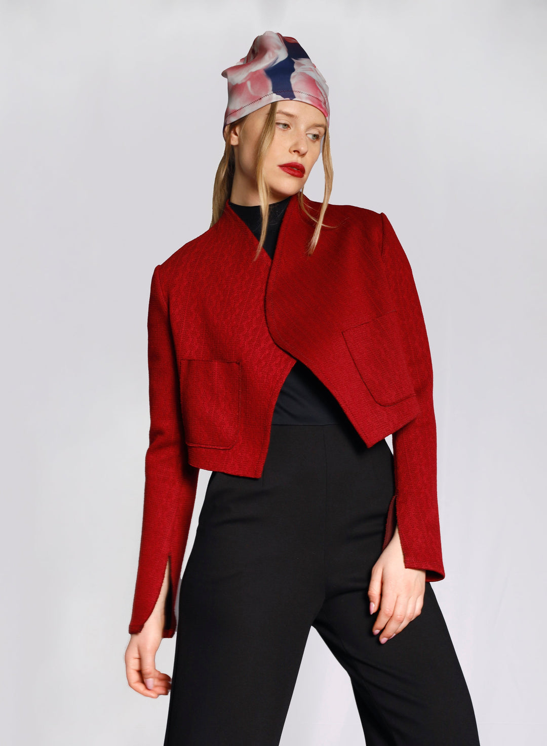 Maison Marie Saint Pierre | Jacket | HATTIE | Garnet