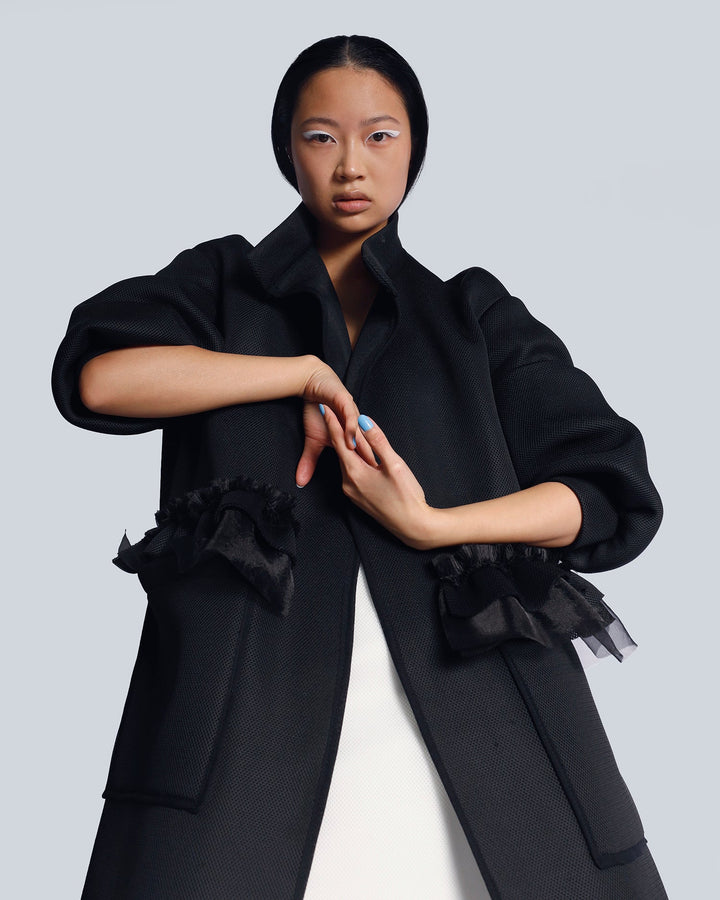 Maison Marie Saint Pierre | Coat | ISABELLA | Black