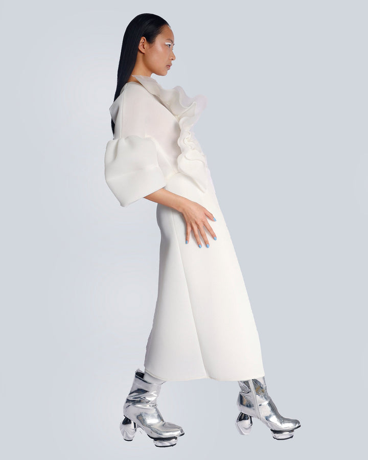 Maison Marie Saint Pierre | Jacket | ISMAL | White | Skirt | IMANI | White