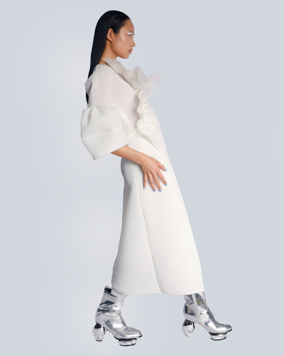 Maison Marie Saint Pierre | Jacket | ISMAL | White | Skirt | IMANI | White