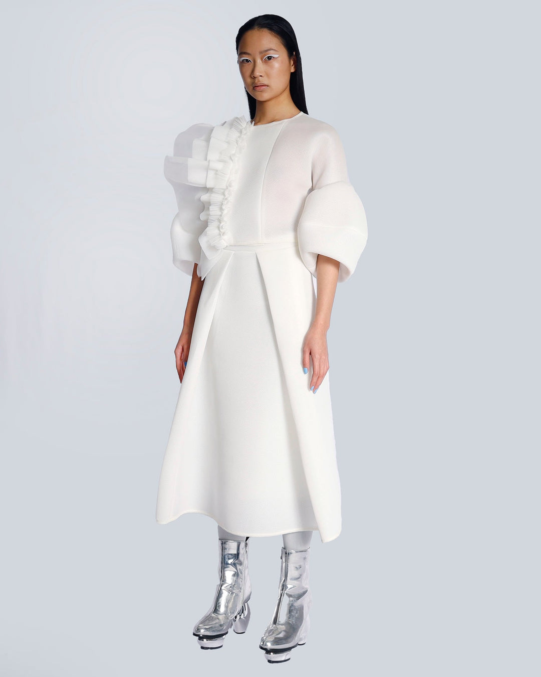 Maison Marie Saint Pierre | Jacket | ISMAL | White | Skirt | IMANI | White