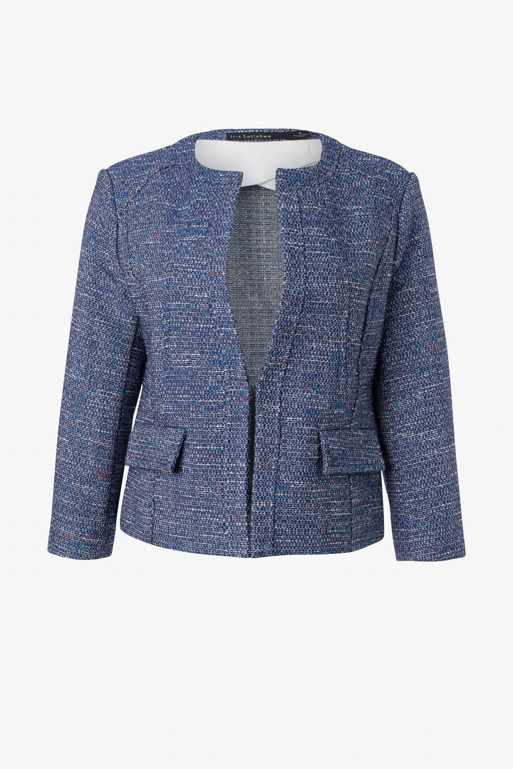 Tweed semi fitted jacket