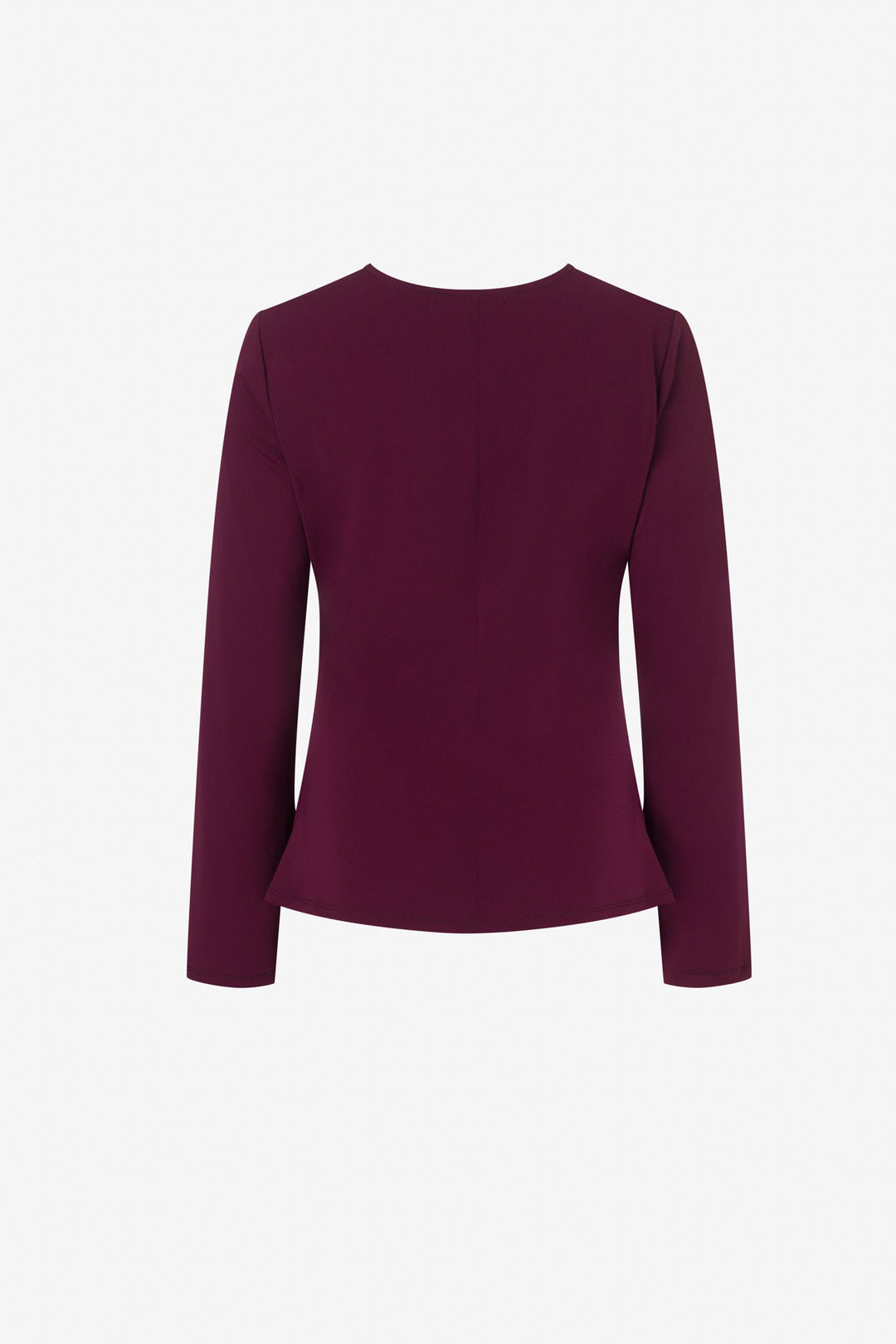 Long sleeve shirred top