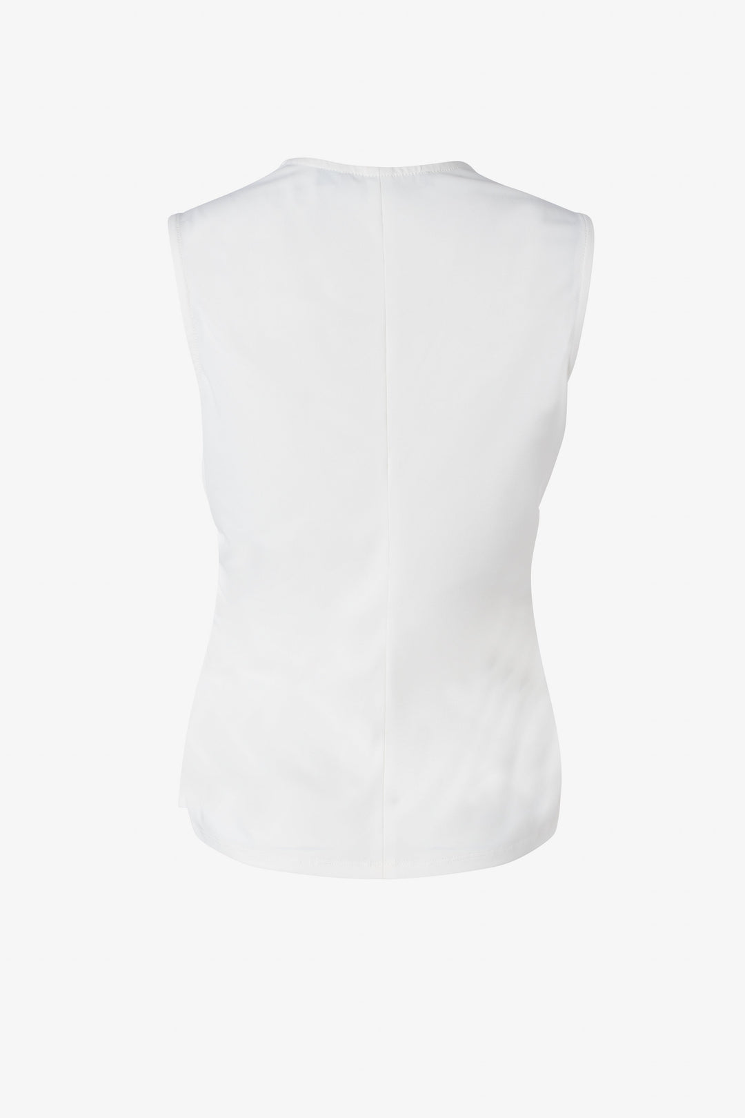 Shirred sleeveless top