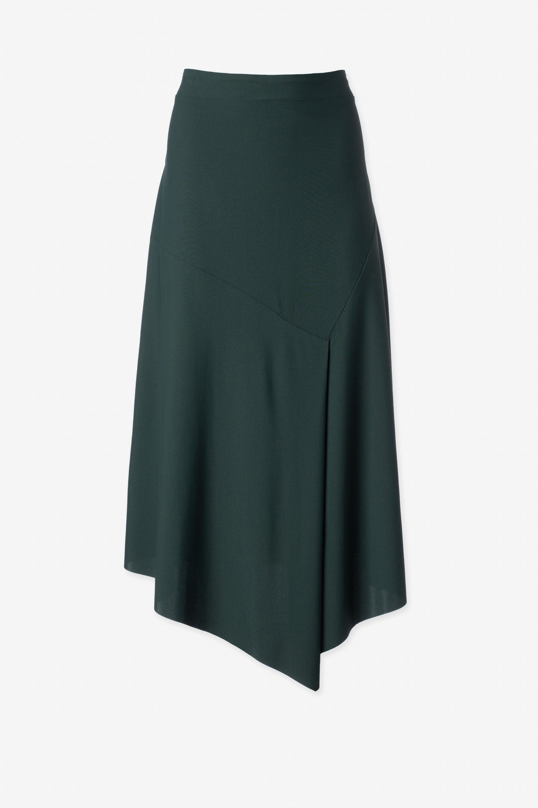 Matte jersey asymetric skirt