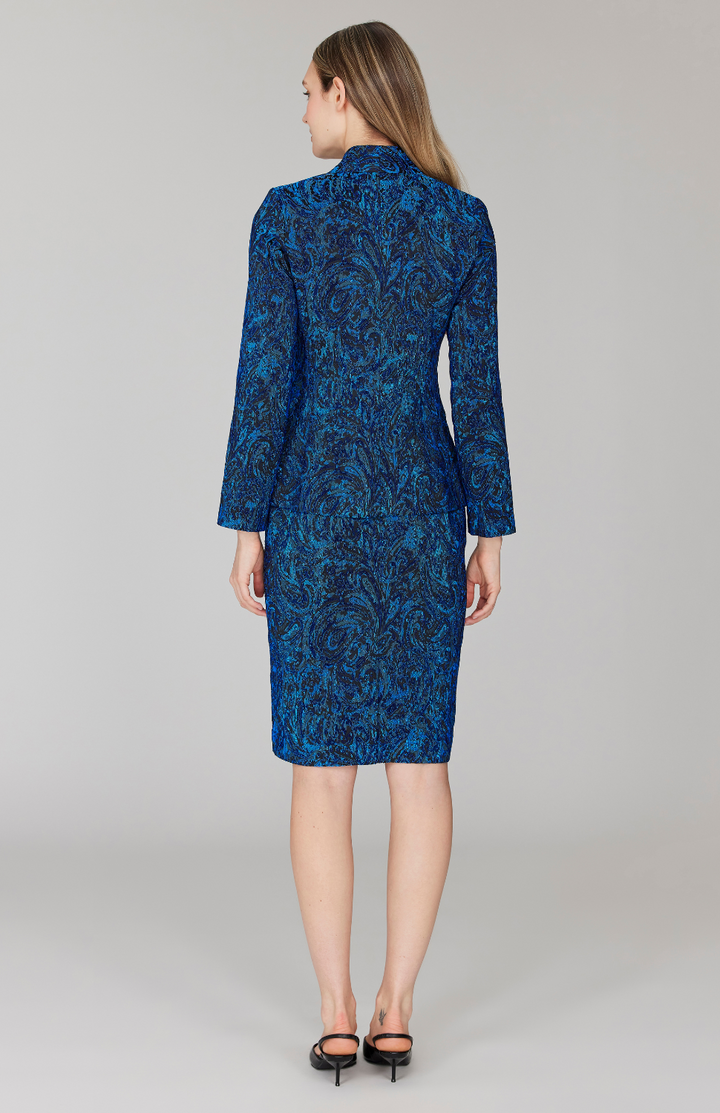 PREORDER Paisley Stretch Jacquard Fitted Jacket