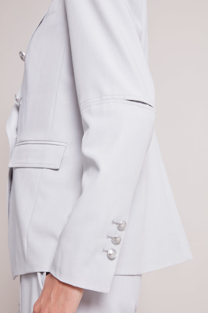 James double breasted signature stretch blazer
