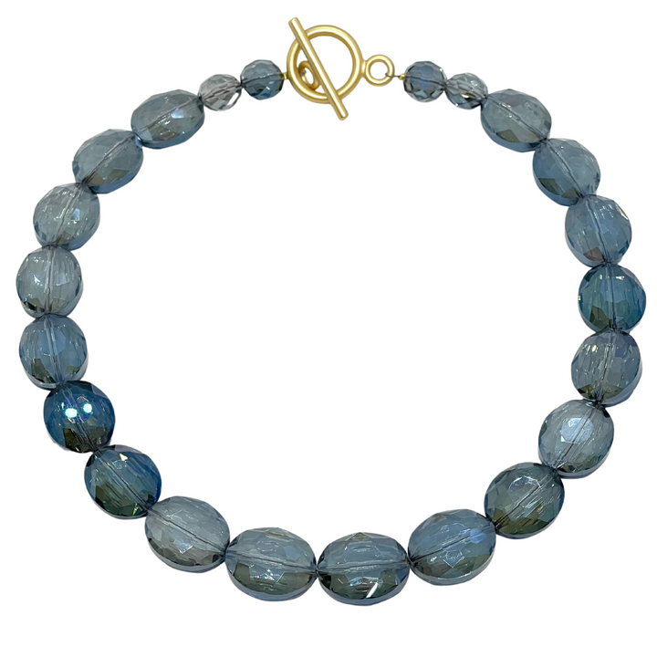 Blue Crystal Necklace