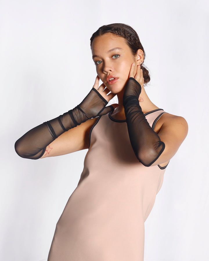 LACERTA GLOVES | Maison Marie Saint Pierre | Black