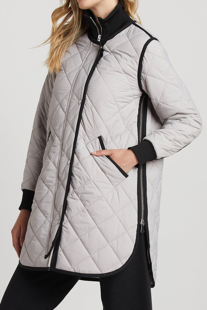 Libby Quilted Full Zip Coat