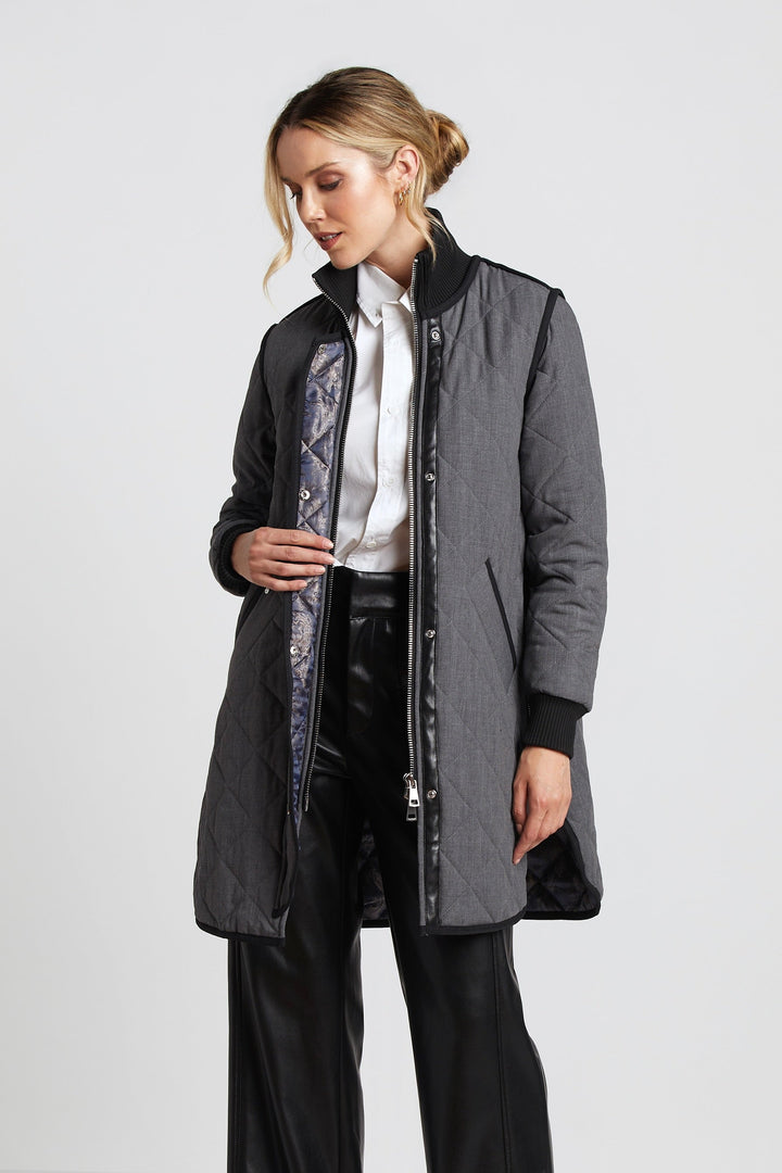 Libby Quilted Full Zip Coat