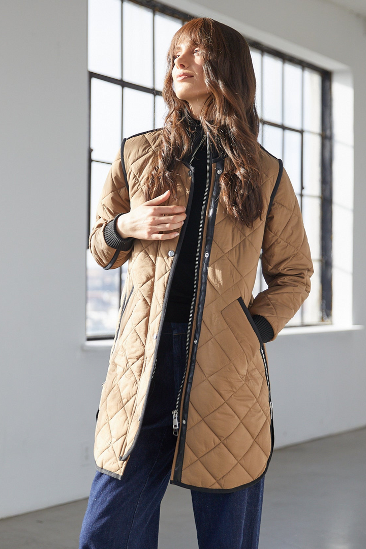 Libby Quilted Full Zip Coat