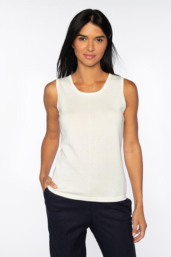 Seamed Tank Kinross Cashmere