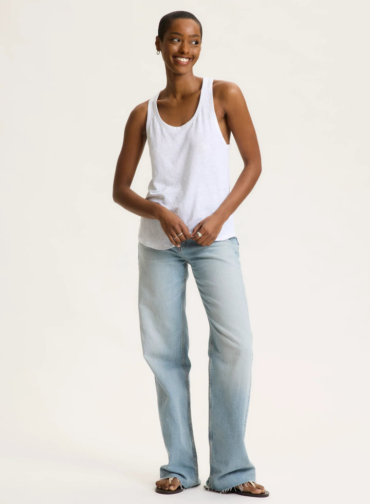 Stretch Linen Tank