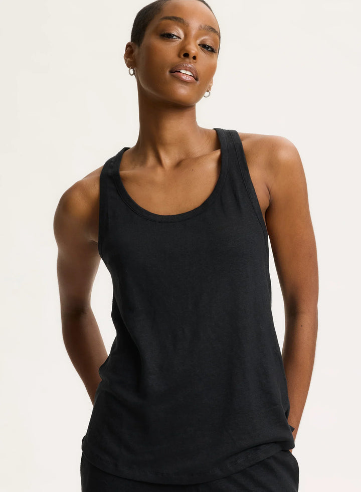 Stretch Linen Tank