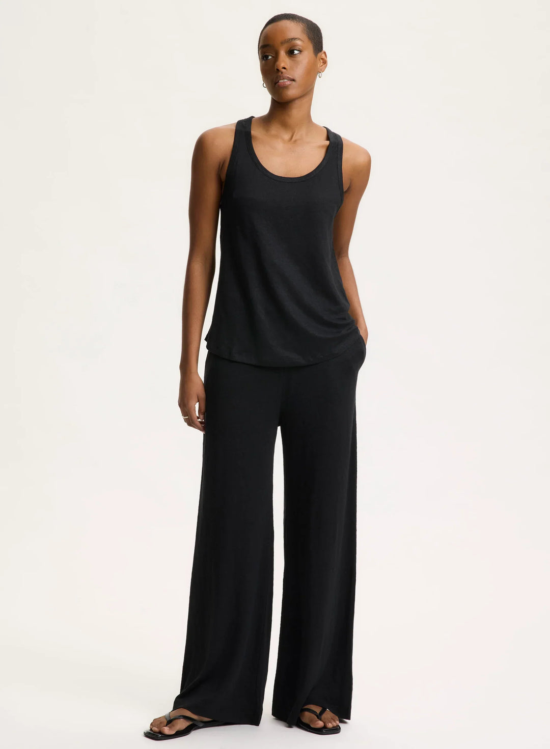 Stretch Linen Tank