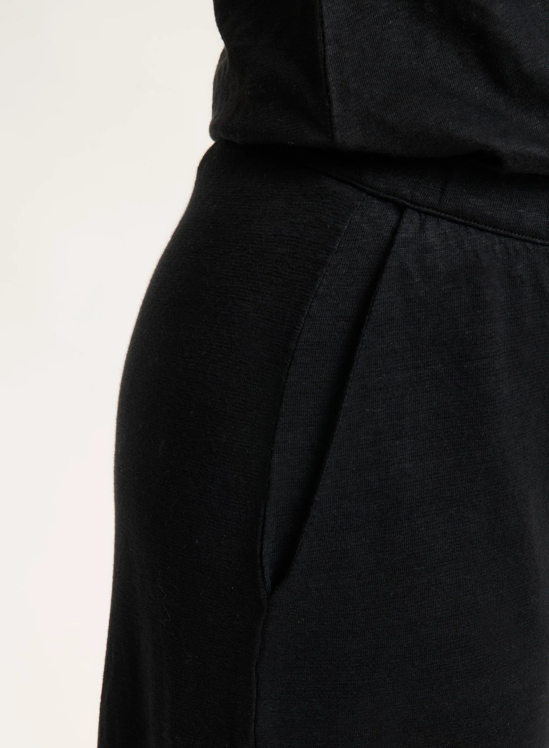 Stretch Linen Wide Leg Pant