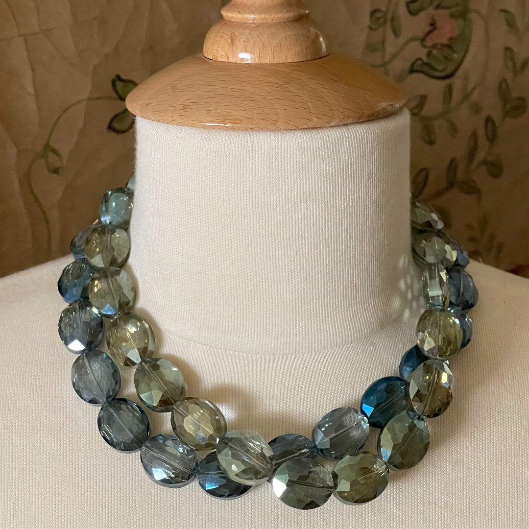 Blue Crystal Necklace