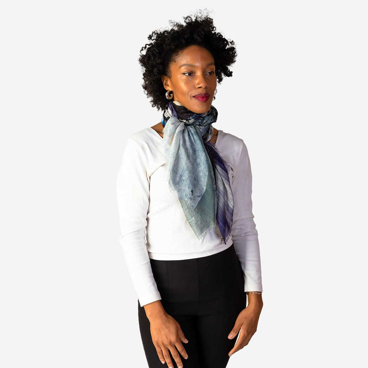 High Seas Silk Modal Scarf