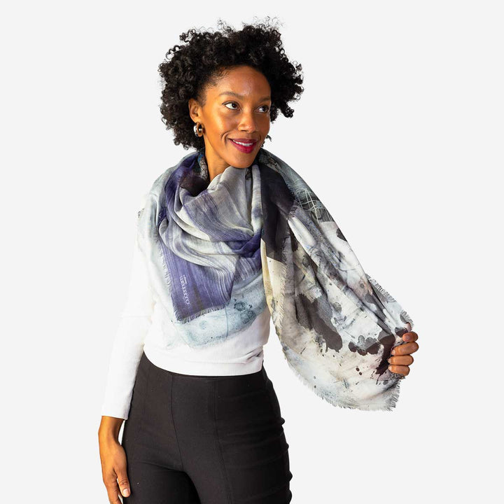 High Seas Silk Modal Scarf