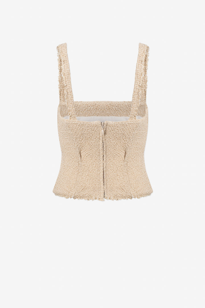 Bustier with shoulder straps