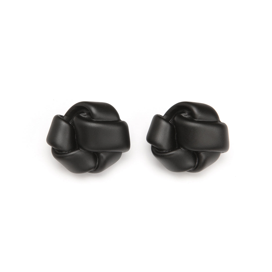 Kari Barile Clip Earring Matte Black