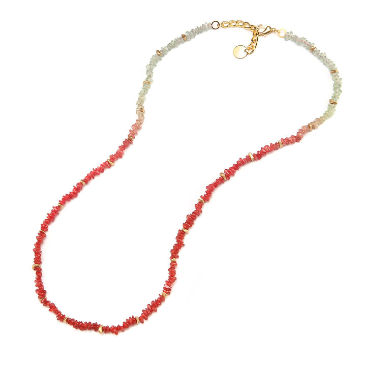 Addie Necklace Red Sage