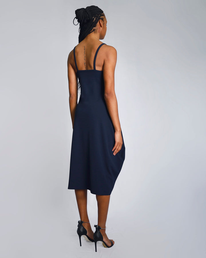 Maison Marie Saint Pierre | Dress | EAMON | Navy