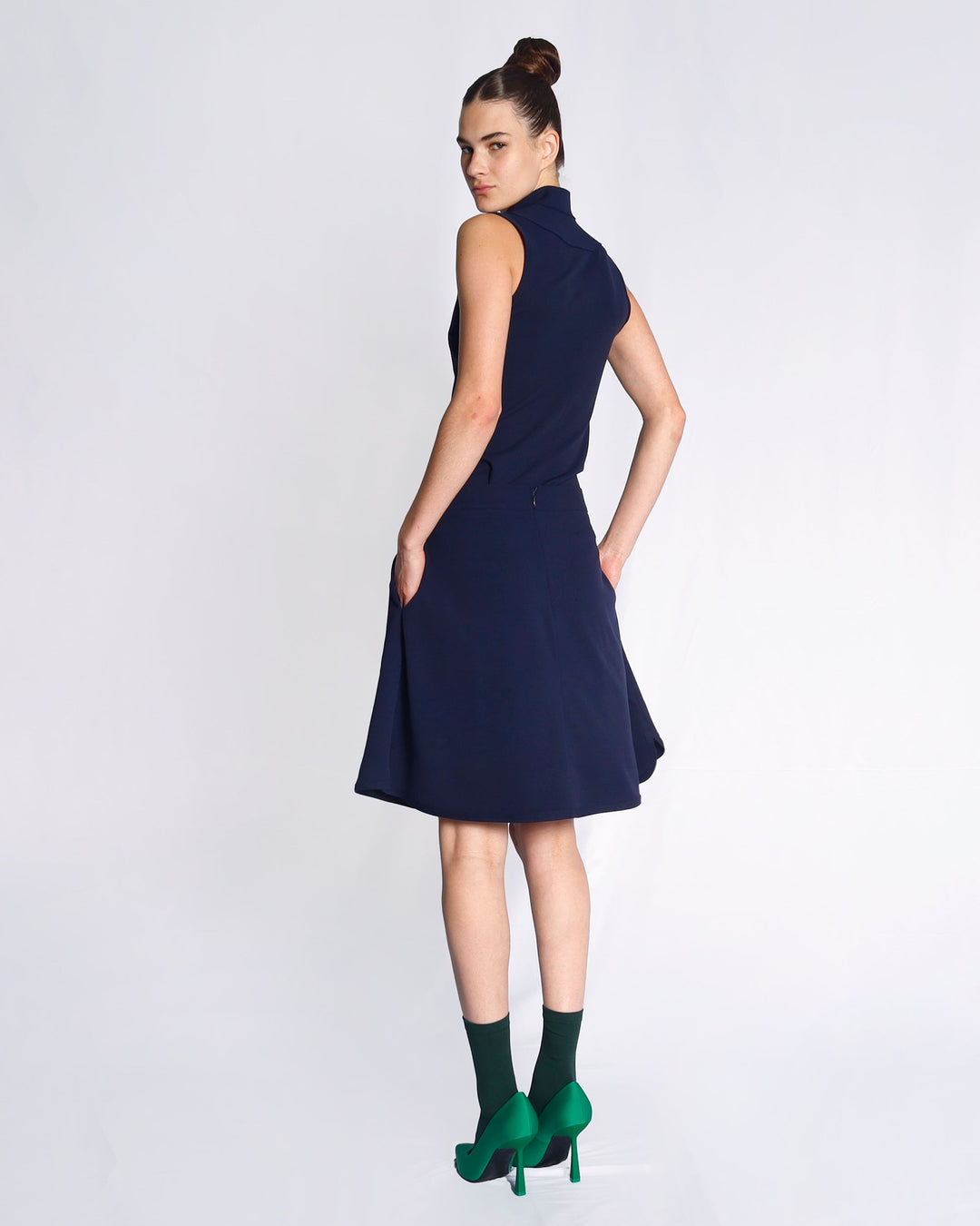 Maison Marie Saint Pierre | Skirt | ESPREE | Navy