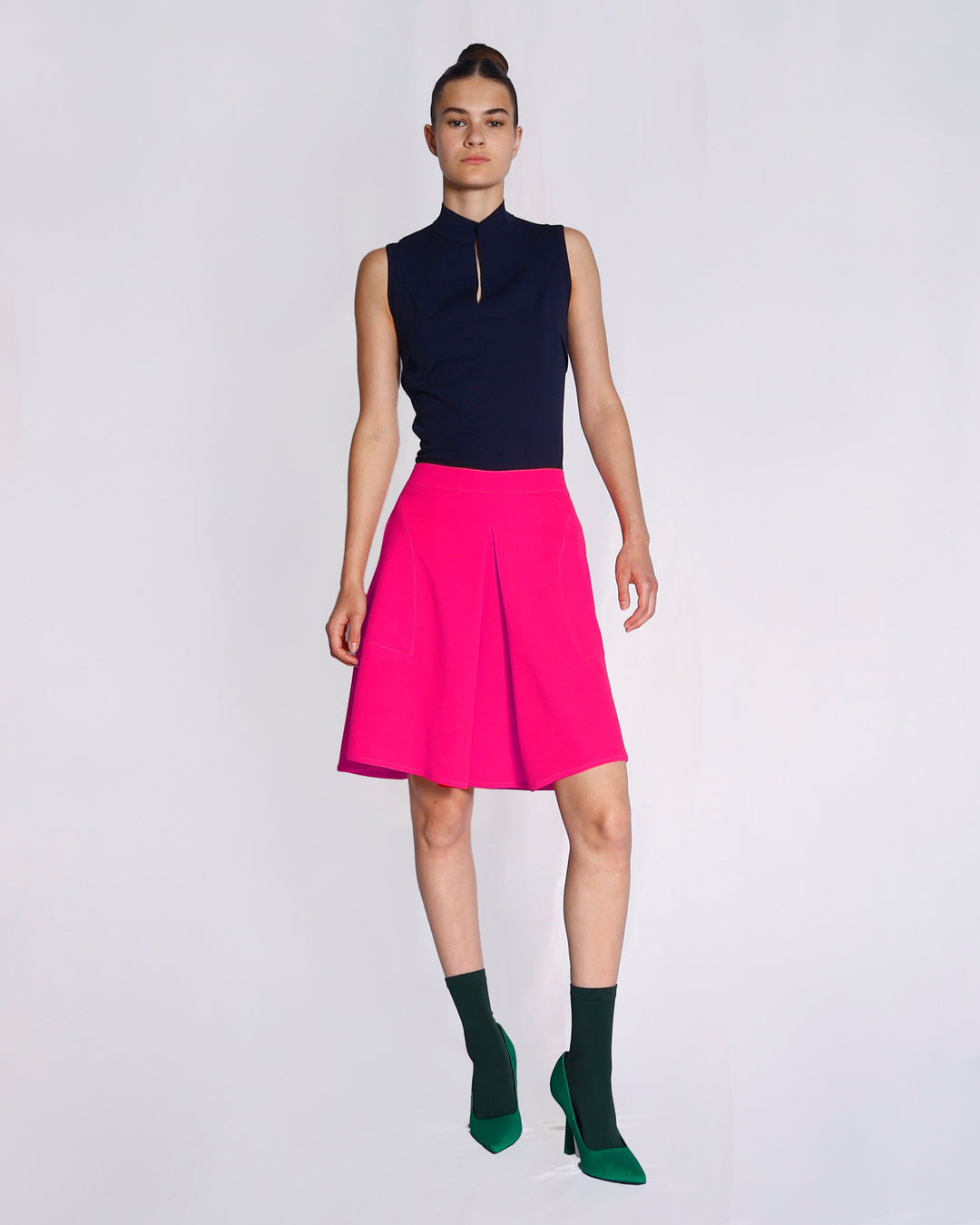 Maison Marie Saint Pierre | Skirt | ESPREE | Pink Fluo