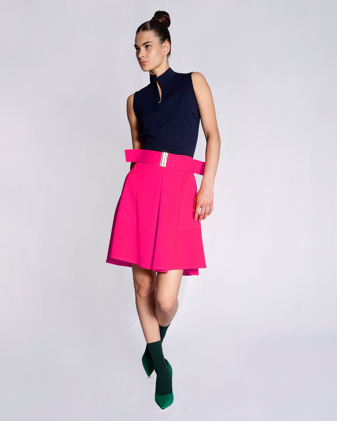 Maison Marie Saint Pierre | Skirt | ESPREE | Pink Fluo