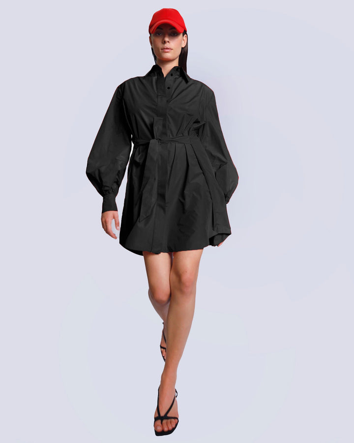 Maison Marie Saint Pierre | Dress | KATRINA | Black | Hat | KATHEL | Red