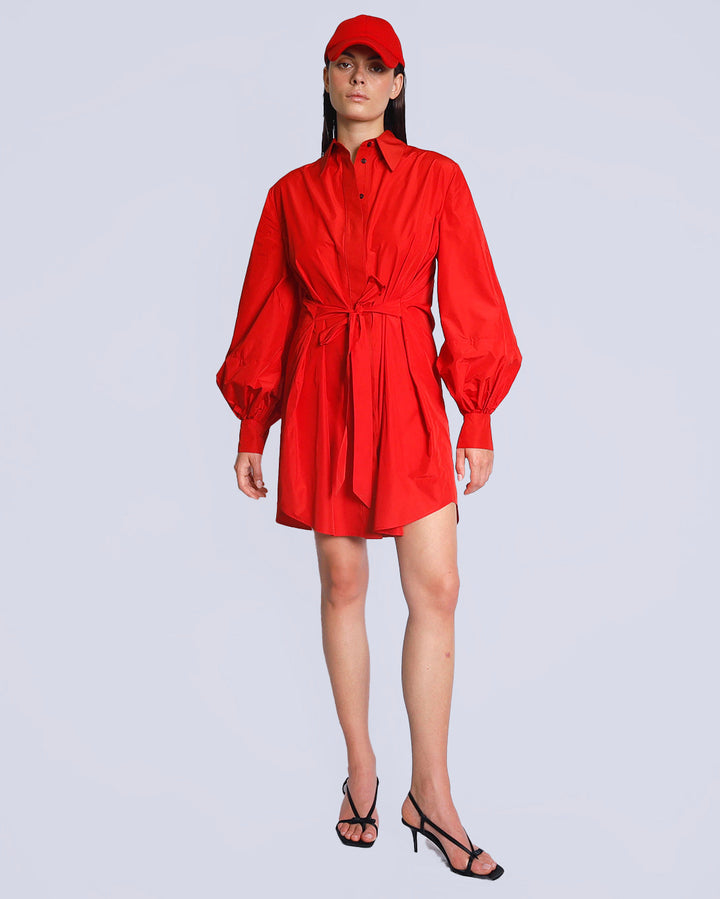 Maison Marie Saint Pierre | Dress | KATRINA | Red | Hat | KATHEL | Red