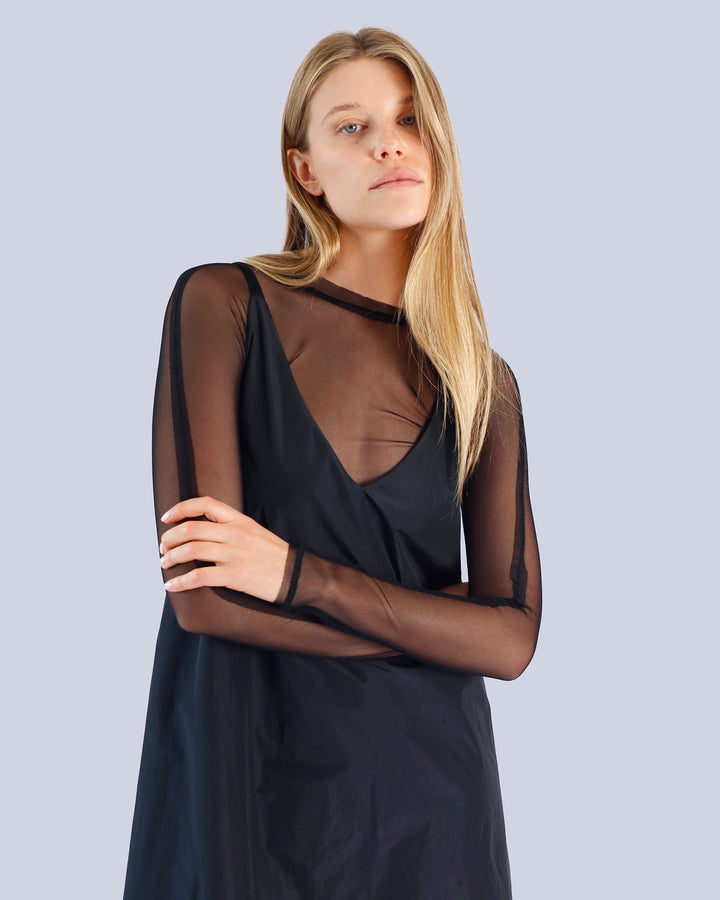Maison Marie Saint Pierre | Dress | KAROL | Black | Top | DANTON | Black
