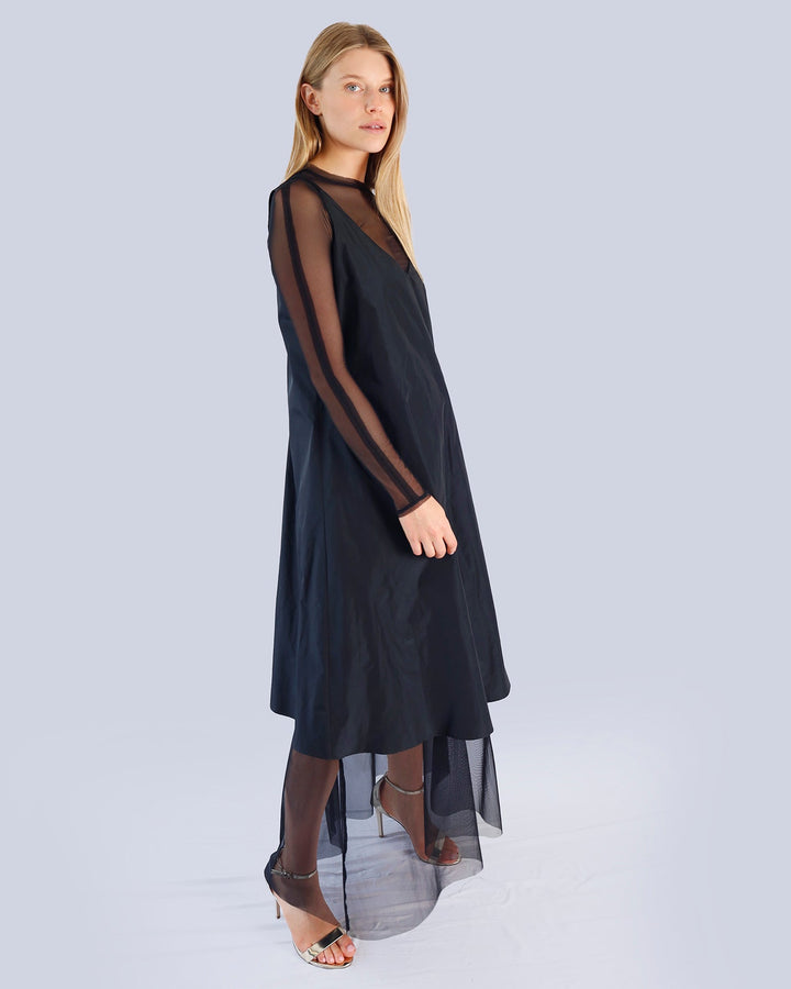 Maison Marie Saint Pierre | Dress | KAROL | Black | Top | DANTON | Black