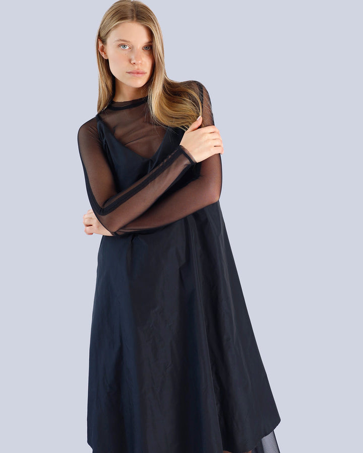 Maison Marie Saint Pierre | Dress | KAROL | Black | Top | DANTON | Black