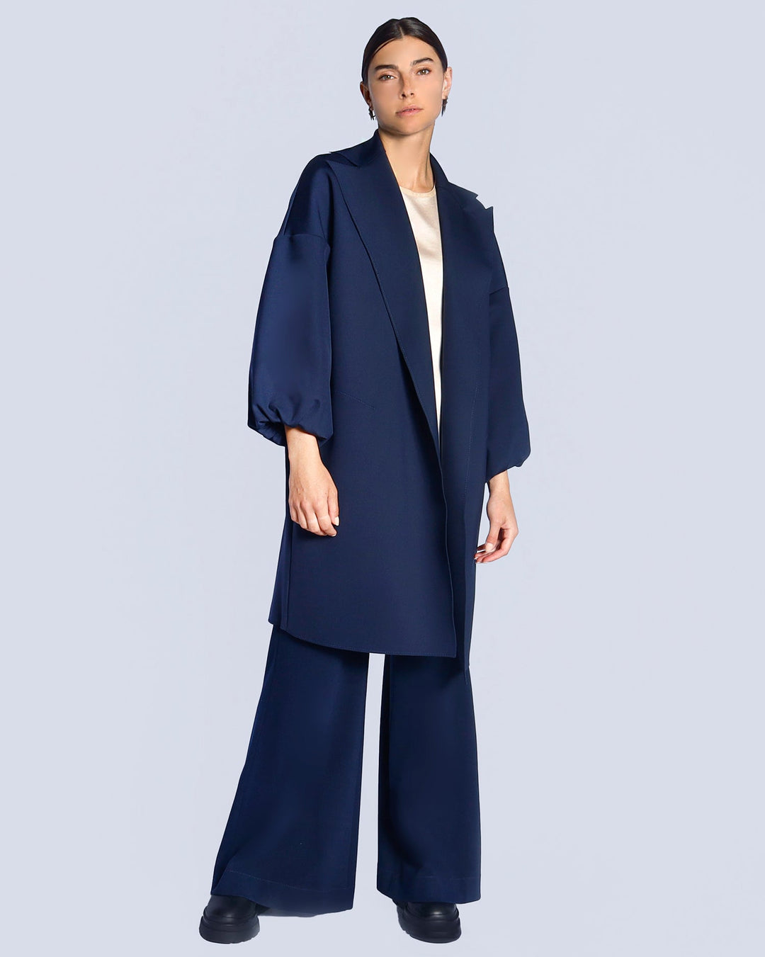 Maison Marie Saint Pierre | Pants | Avalon2 | Deep Blue | Coat | PEGASI | Deep Blue