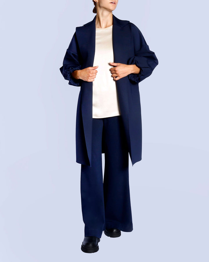 Maison Marie Saint Pierre | Pants | Avalon2 | Deep Blue | Coat | PEGASI | Deep Blue