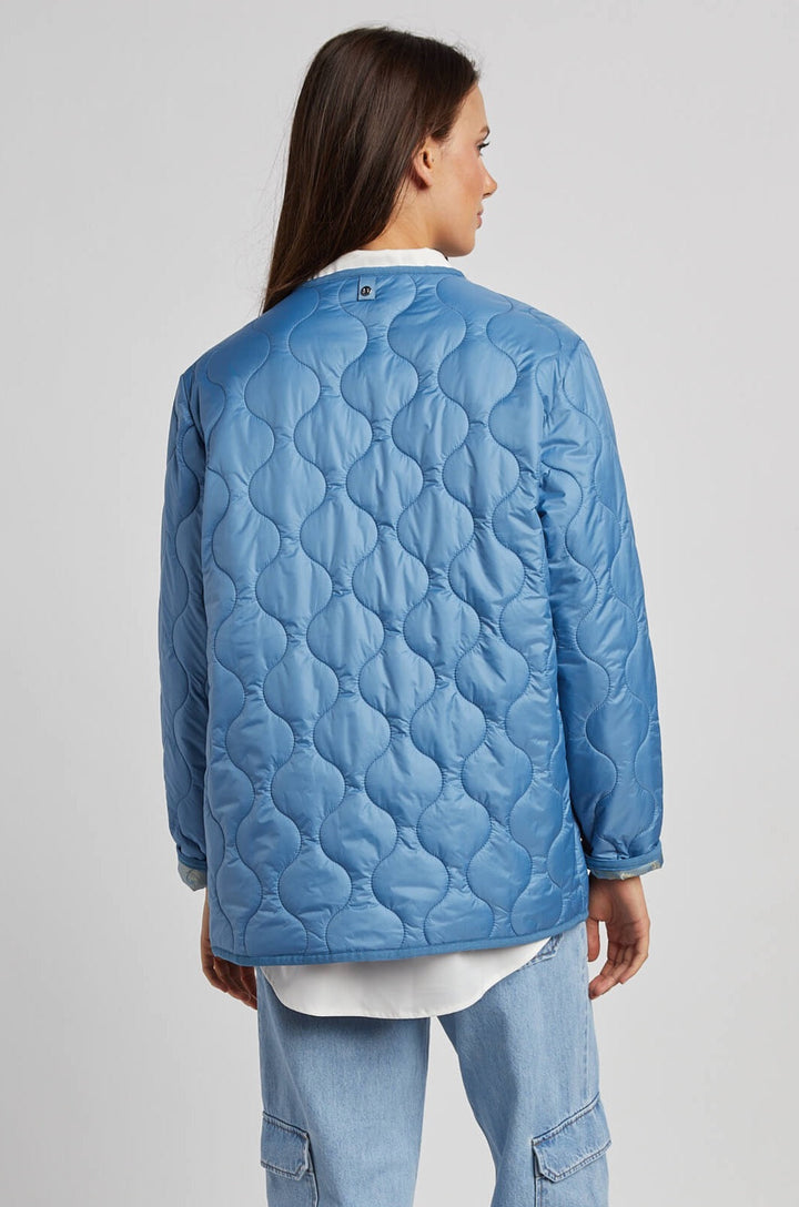 Pina Quilted Short Jacket w/ Patch Pockets