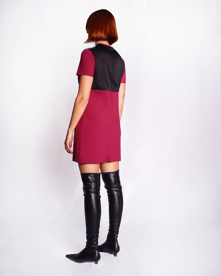 Randheli2 dress | Aubergine | Black