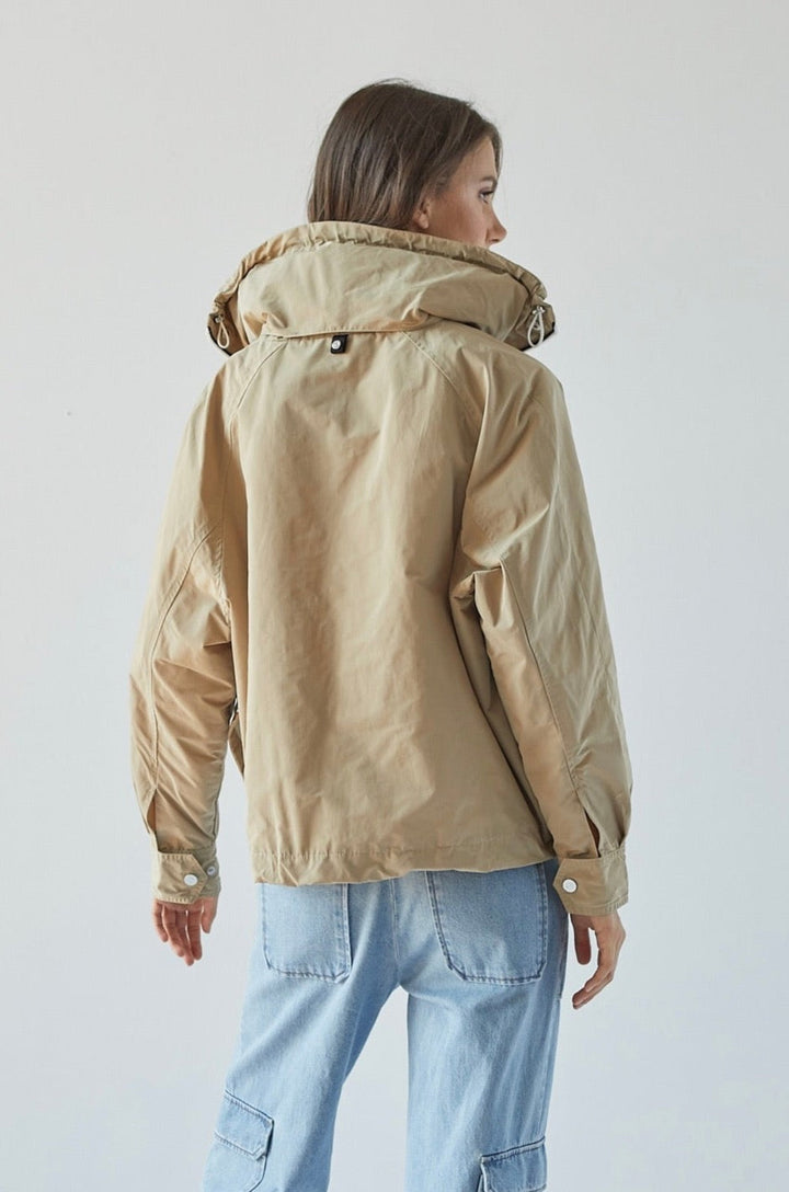 Ryder Bomber w/ Hidden Hood, Toggle Detail & Lateral Snaps Opening