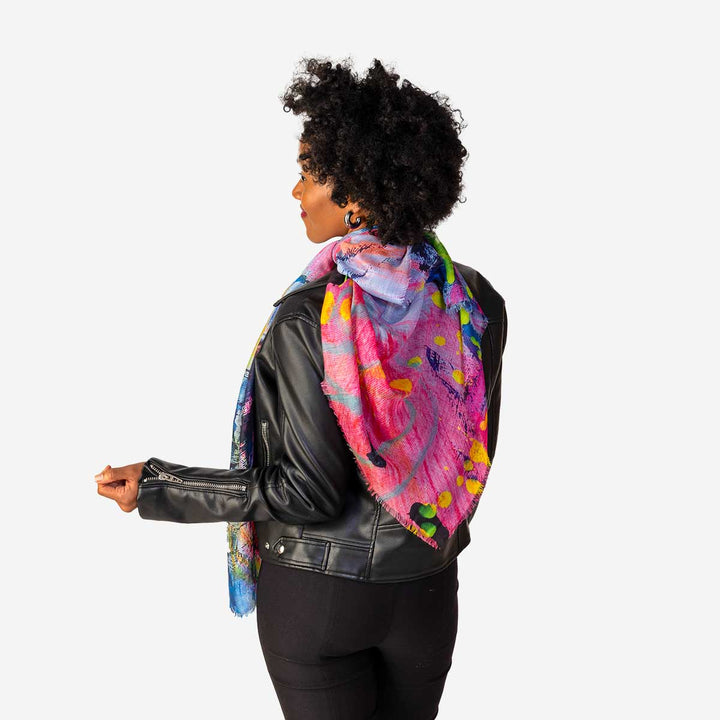 Rhythms Silk Modal Scarf