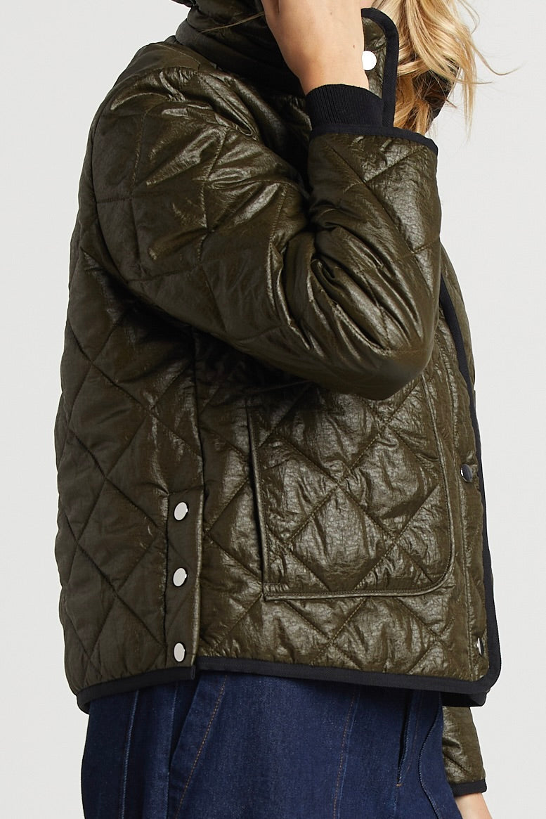 Shelby Short Quilted Hooded Jacket