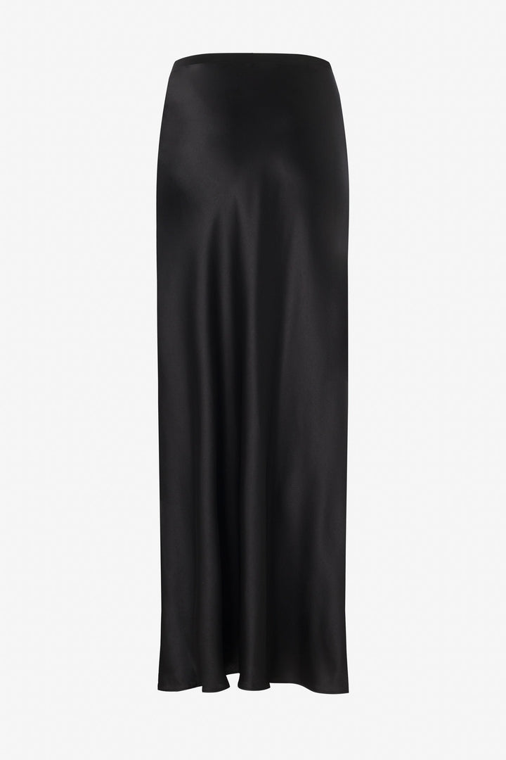 Satin slip skirt