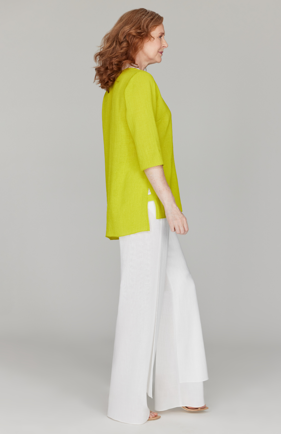 Microlinen V Neck Tunic