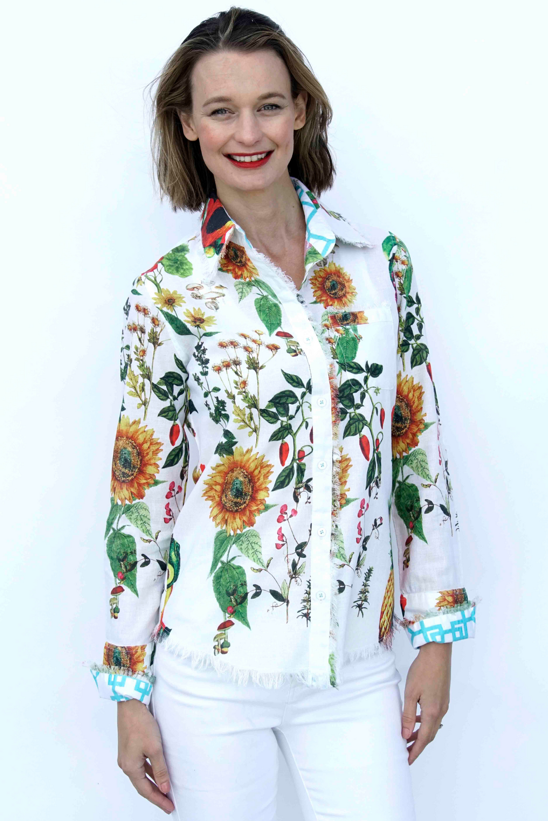 Cape Cod Tunic Sunflower Print